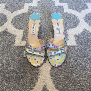 Multicolored Jimmy Choo heels